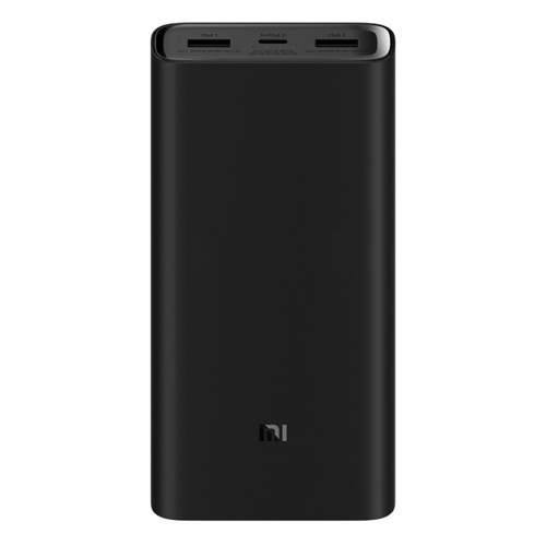 Внешний аккумулятор Xiaomi MI Power Bank 3 Pro 20000mAh, Черный (PLM07ZM)