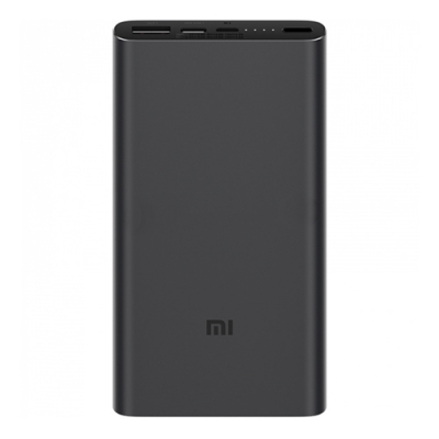 Внешний аккумулятор Xiaomi Mi Power Bank 3 10000mAh, Черный (PLM12ZM)