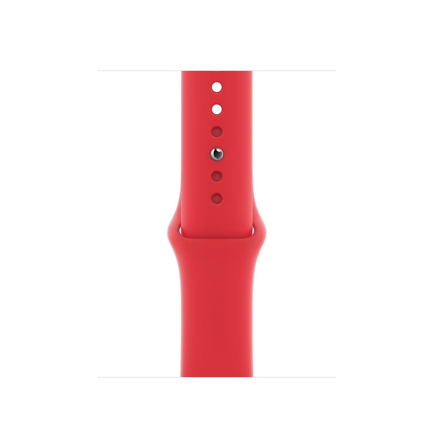 Часы Apple Watch Series 6 44 мм, корпус из алюминия цвета (PRODUCT)RED, спортивный ремешок красного цвета