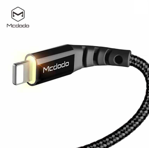 Кабель McDodo USB/Lightning 1,8m с подсветкой коннектора