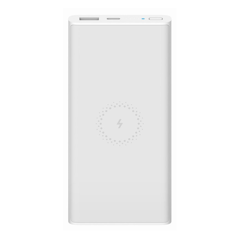 Внешний аккумулятор с поддержкой беспроводной зарядки Xiaomi Mi Youth Edition 10000mAh, Белый (WPB15ZM)