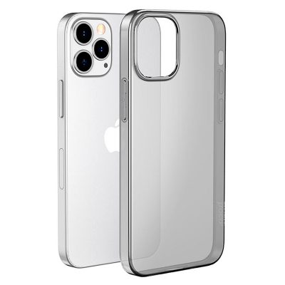 Чехол Hoco Light Series TPU Transparent для iPhone 12 Pro Max (Затемненный)