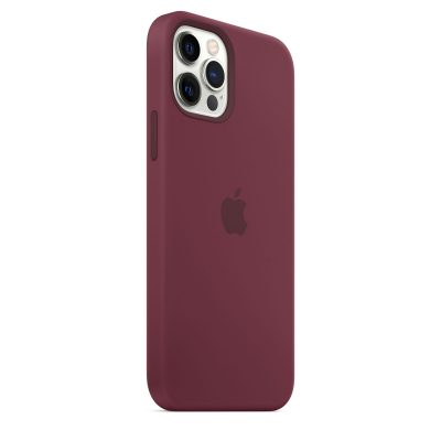 Silicon Case for iPhone 12 Pro Max (Plum)
