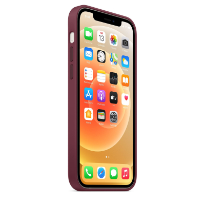 Silicon Case for iPhone 12 Pro Max (Plum)