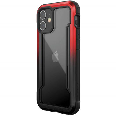 Накладка Raptic Shield для iPhone 12 Mini X-Doria (Черно-красный)