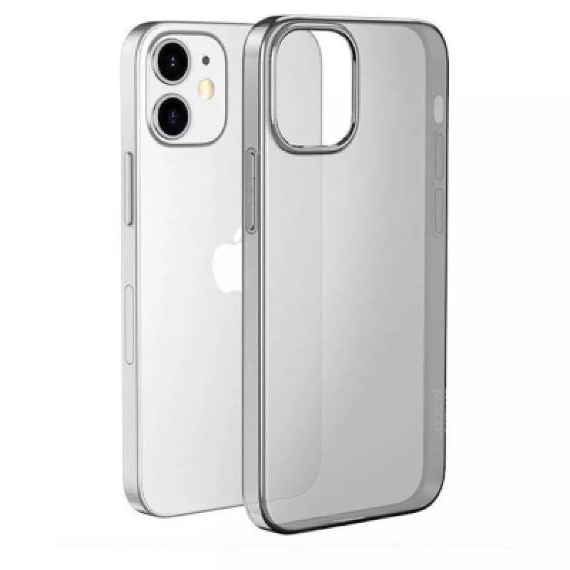 Чехол Hoco Light Series TPU для iPhone 12 Mini (Прозрачно-черный)