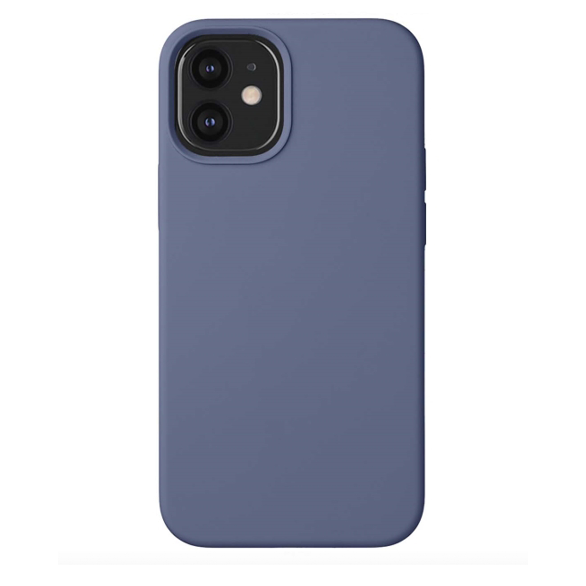 Чехол Liquid Silicone FULL для iPhone 12 Mini (пурпурный)