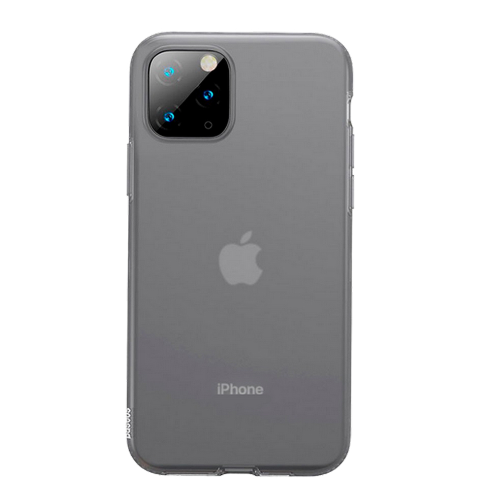 Чехол накладка Baseus Jelly Liquid Silica Cel для iPhone 11 Pro (Серый)