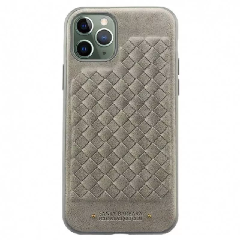 Чехол накладка Santa Barbara Polo для Apple iPhone 11 Pro RAVEL (Серый)