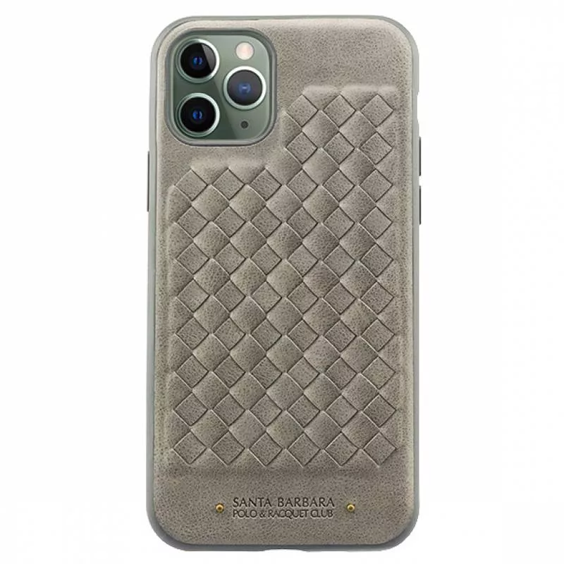 Чехол накладка Santa Barbara Polo для Apple iPhone 11 Pro RAVEL (Серый)