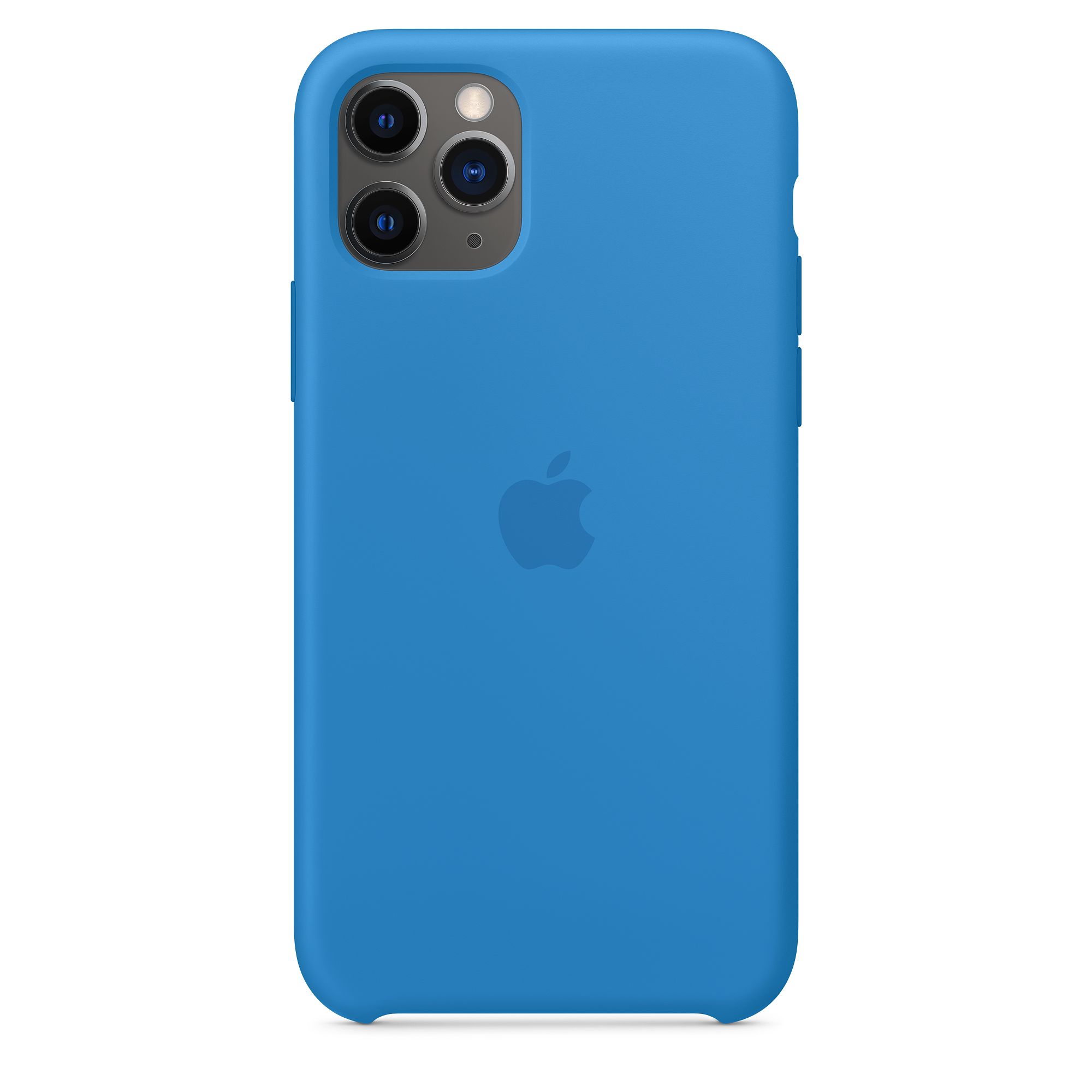 Silicon Case Original for iPhone 11 Pro (Синяя волна)