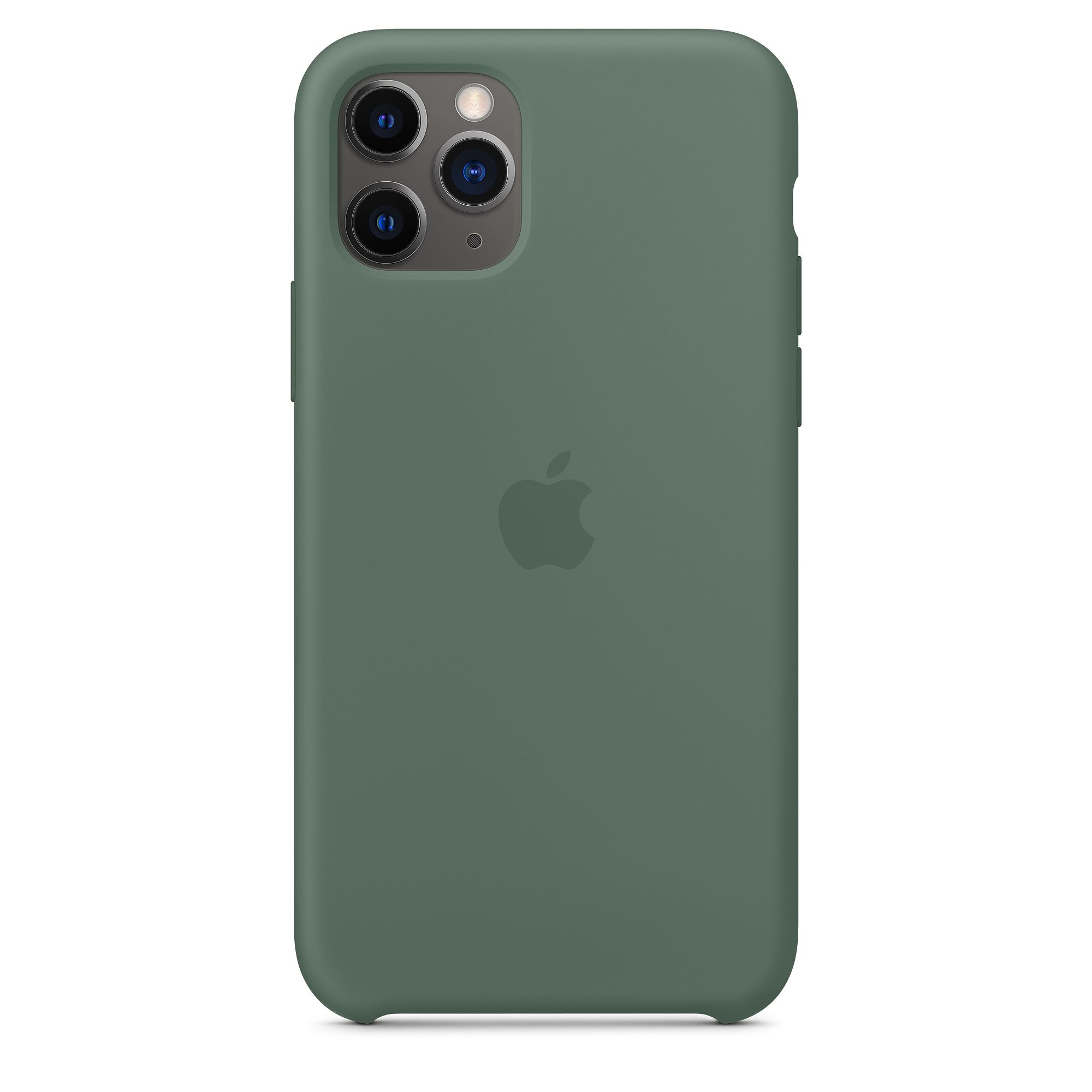 Silicon Case Original for iPhone 11 Pro (Сосновый зеленый)