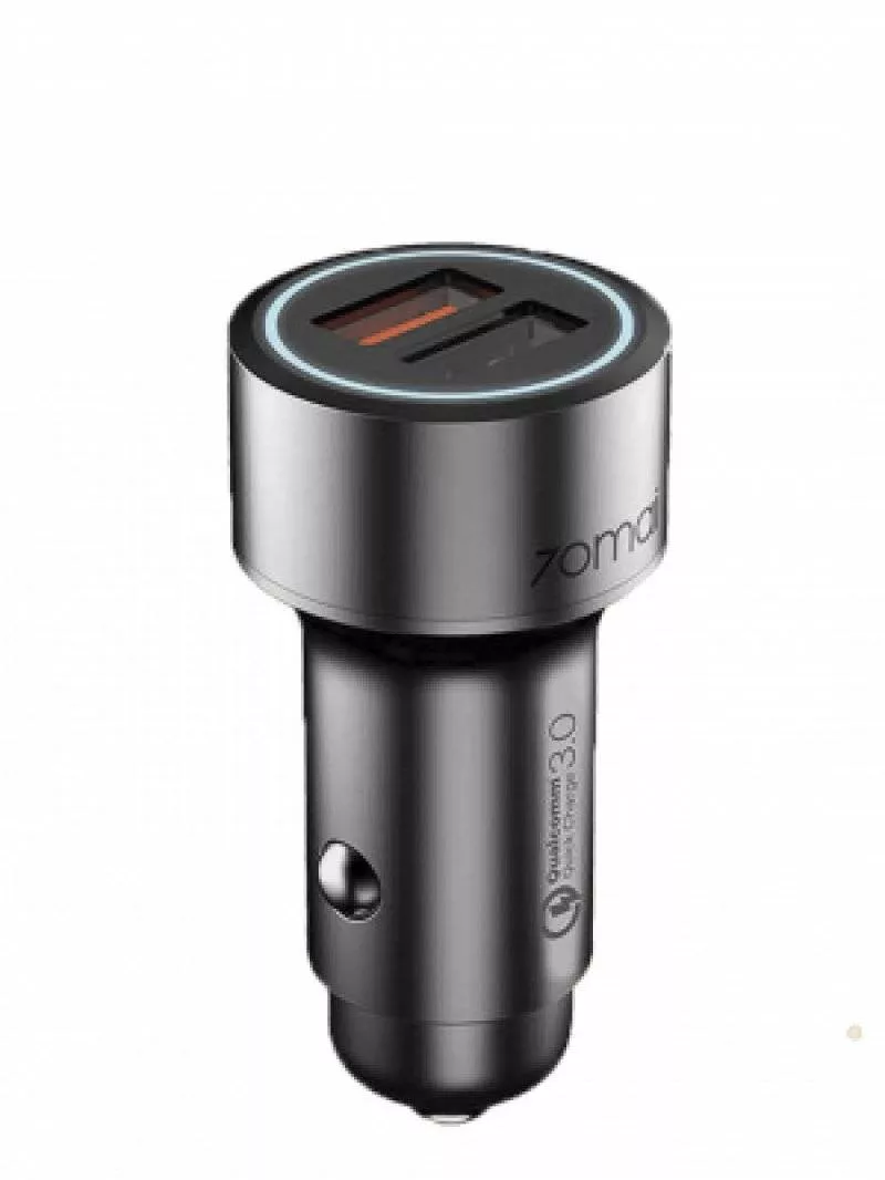 Автомобильный блок питания Xiaomi  70mai Dual USB car charger (MiDrive CC02) Grey