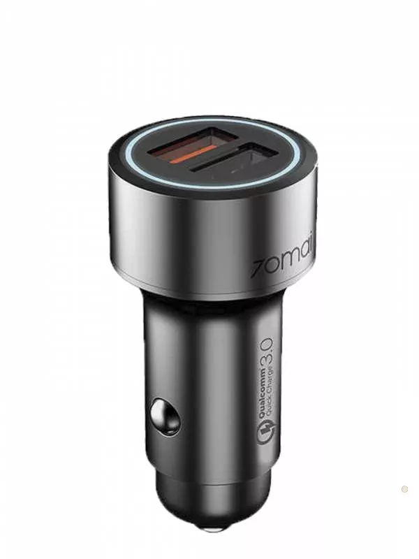 Автомобильный блок питания Xiaomi  70mai Dual USB car charger (MiDrive CC02) Grey