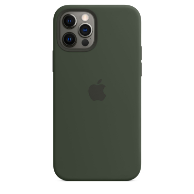 Silicon Case for iPhone 12 Pro Max (Cyprus Green)