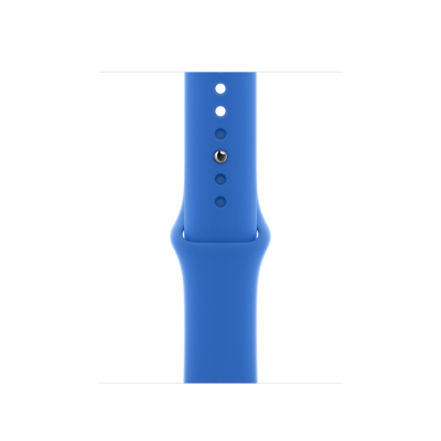 Спортивный силиконовый ремешок для Apple Watch 38/40mm (Blue)