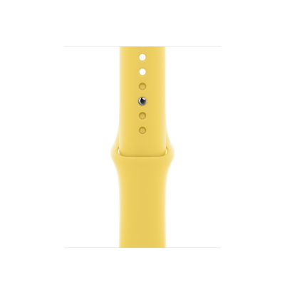 Спортивный силиконовый ремешок для Apple Watch 38/40mm (Yellow)