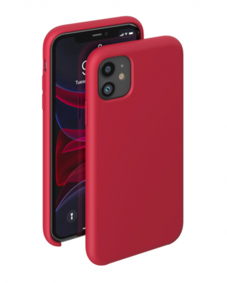 Чехол для iPhone 11 Liquid Silicone (Красный)