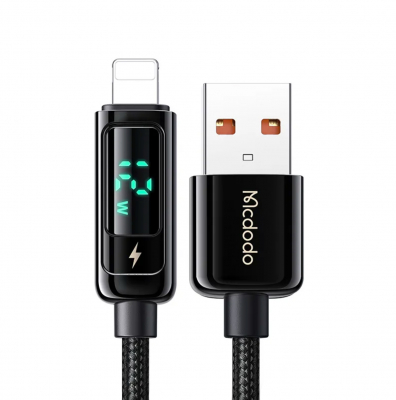 Кабель Mcdodo USB/ Lightning Digital Pro Display 1,2м (CA-9940) Черный