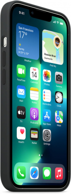 Silicon Case MagSafe для iPhone 13 Pro Max Темная ночь
