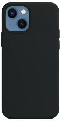 Чехол для iPhone 13 Liquid Silicone Full (Черный)