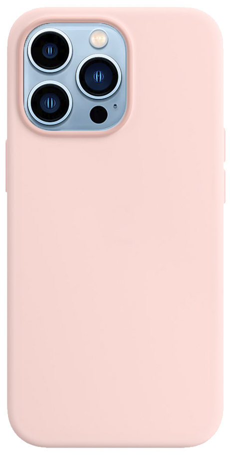 Чехол для iPhone 13 Pro Liquid Silicone Full (Розовый песок)