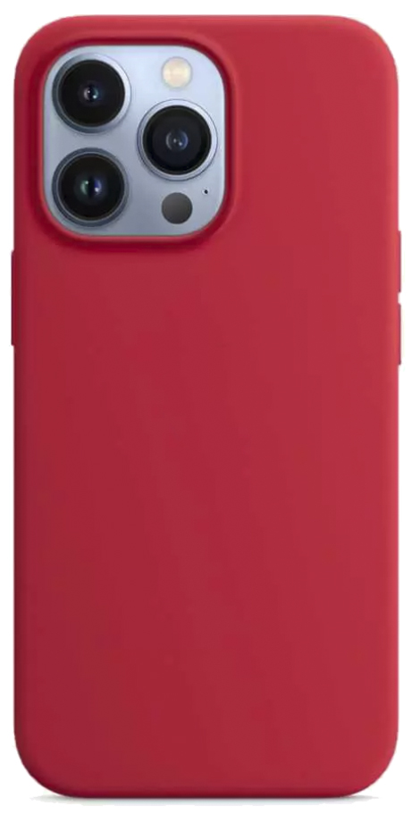 Чехол для iPhone 13 Pro Liquid Silicone Full (Красный)