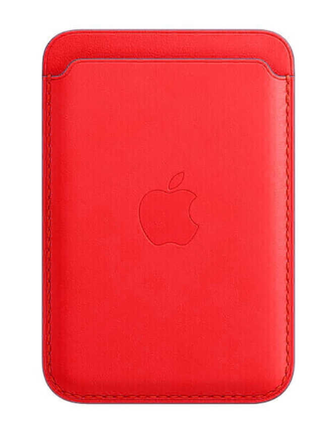 Картхолдер Apple Wallet Leather MagSafe Red(copy)