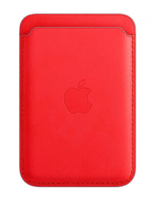 Картхолдер Apple Wallet Leather MagSafe Red(copy)
