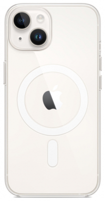 Накладка MagSafe для iPhone 14 Plus Прозрачная