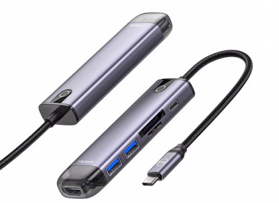 Хаб Mcdodo HU-7740 (Type-C/USB3.0x2; SD/MicroSD/HDMI)