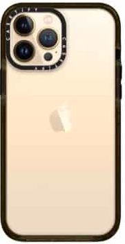 Чехол New Skin прозрачный для iPhone 13 Pro (Черный)