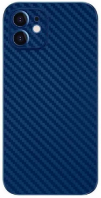 Чехол New Skin Carbon для iPhone  13 (Синий)