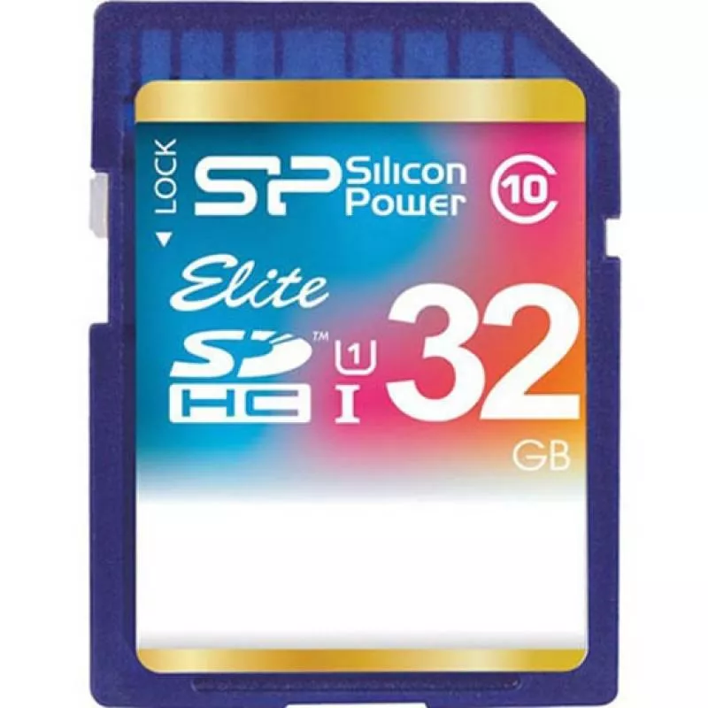 Карта памяти Silicon Power ELITE SDHC UHS Class 1 Class 10 32Gb