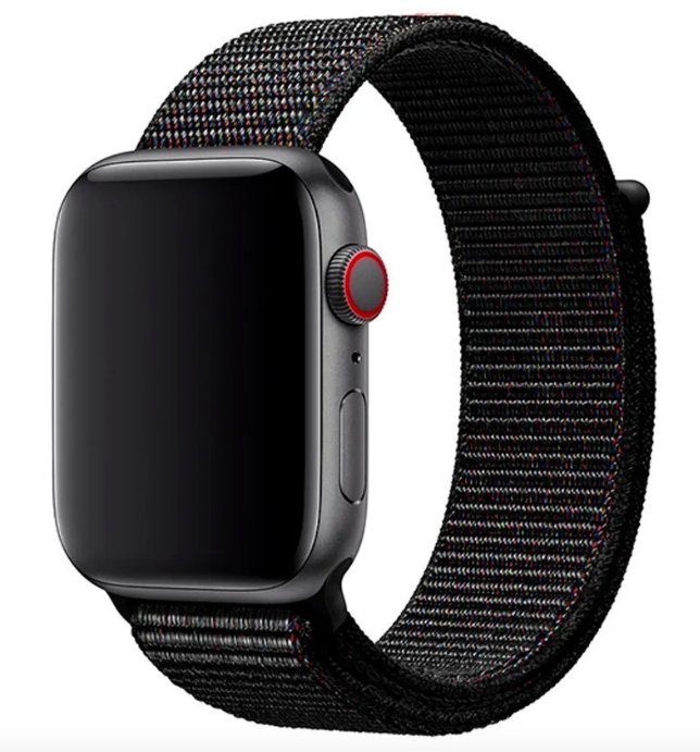 Ремешок нейлоновый Nylon для Apple watch 42/44mm (черный)