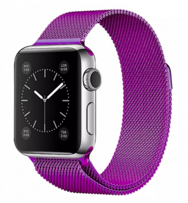 Ремешок Apple Watch 42/44mm Milanese Loop (фиолетовые)