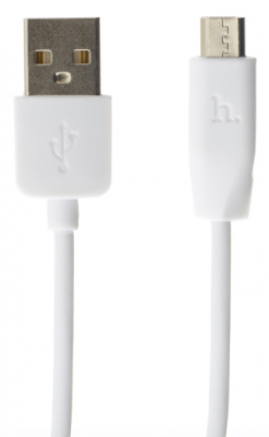 Кабель Hoco USB/MicroUSB X1 1м (Белый)