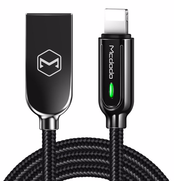 Кабель McDodo Auto Power Off USB/Lightning 1,2м (CA-5261) Черный
