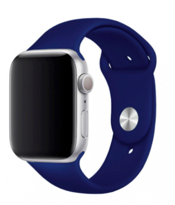 Спортивный силиконовый ремешок для Apple Watch 42/44mm (Midnight Blue)