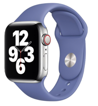 Спортивный силиконовый ремешок для Apple Watch 38/40 mm (Midnight Blue)