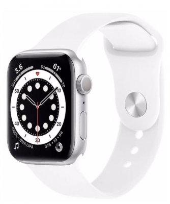Спортивный силиконовый ремешок для Apple Watch 38/40 mm (White)