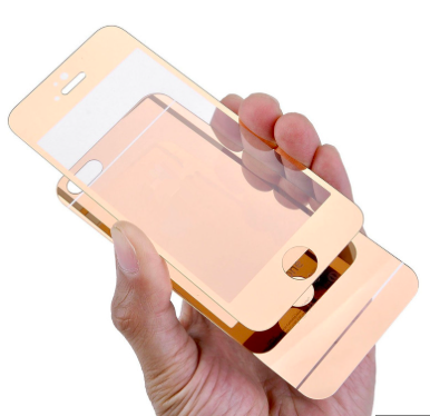 Защитное стекло iPhone 5/5c/5s/SE матовое (Золотое)