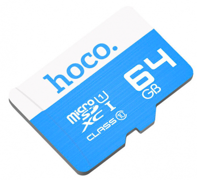 Карта памяти Hoco TF MicroSD 64Gb Class 10
