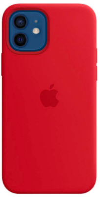 Чехол Silicon Case MagSafe для iPhone 12/12 Pro Red