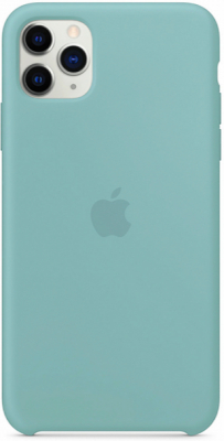 Silicon Case Original for iPhone 11 Pro (Голубой Берил)