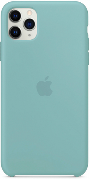 Silicon Case Original for iPhone 11 Pro Max (Голубой Берил)