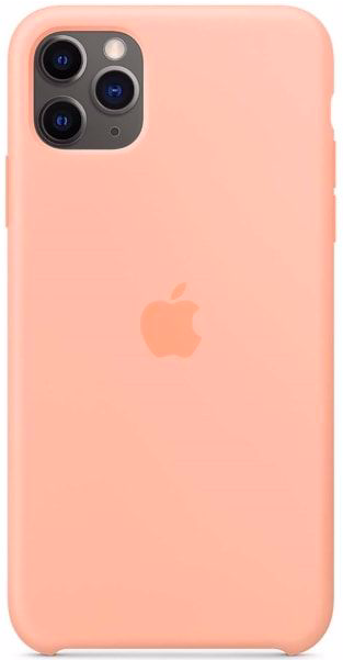 Silicon Case Original for iPhone 11 Pro Max (Розовый Грейпфрут)