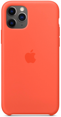 Silicon Case Original for iPhone 11 Pro Max (Оранжевый)