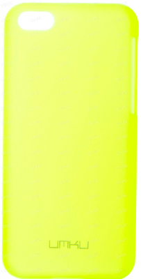 UMKU iPhone 5/5s Накладка Пластик 0.8mm (Yellow)