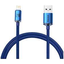 Кабель Baseus 2.4A USB/Lightning  1.2м (CW-FXP) Синий